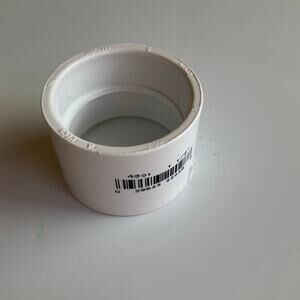 Coupling U4801 11/2 HXH PVC White 1-1/2" D2665
